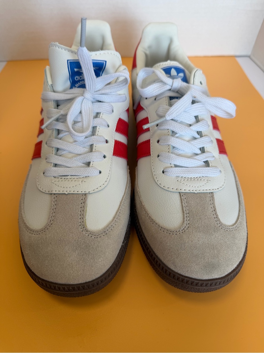 Adidas Originals Samba OG White Scarlet Sneaker 9.5